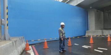 防患於未然！三鶯大橋環河路匝道陸閘 3/25 啟閉操練 確保防汛應變零時差