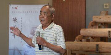大木作達人陳天平司阜到南應大開講　傳授歷史建築的構件製作與修復技法