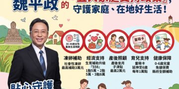 影音/解決國安、人口問題 魏平政提五大家庭政策提高生育率