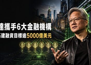 輝達攜手6大金融機構　擬動員逾5000億美元AI基建資金
