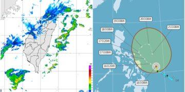 影音/0116水氣稍增 多處有雨 輕颱洛鞍對台無直接影響