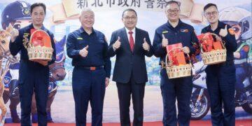 警力動員守護 9 天連假！侯友宜感恩餐會致謝警察 期許馬年新北安居樂業