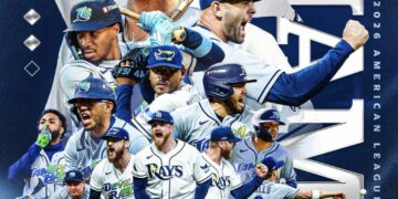 影/《MLB季後賽》光芒小球+長程砲火樣樣來 Caminero和Y.Díaz齊炸兩分砲鎖定勝利 系列賽三連勝美聯封王!