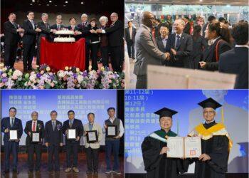 宜蘭大學百年校慶　鄭英耀與海內外佳賓出席祝賀　游錫堃獲頒名譽理學博士