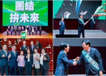 誓將福利國家願景落實到宜蘭　林國漳從賴清德手中接下戰旗全力拚勝選