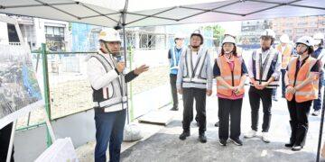 侯友宜視察永平國小地下停車場 力拚 12 月啟用解停車荒