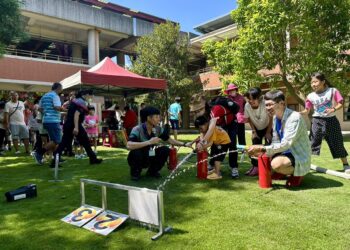彰化消防局「消防小職人」暑期夏令營登場　親子闖關學習防火防災知識