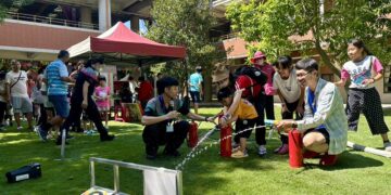 彰化消防局「消防小職人」暑期夏令營登場 親子闖關學習防火防災知識