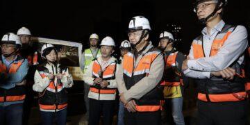 大漢橋工程進度穩定超前 馮兆麟強調：安全是唯一底線