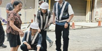 永樂街改善工程問題頻傳 温芝樺批工安防護不足要求建立工程通報平台