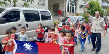 花蓮榮家慶祝雙十國慶 幼兒遊行獻上最萌祝福