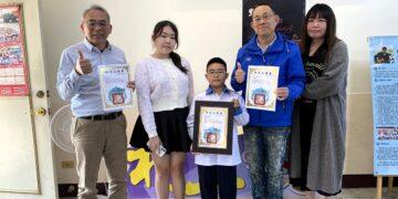 村上小學生陪著父親學防災 8歲成為小小防災士