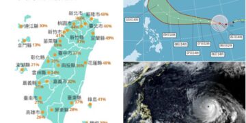 影音/0705強烈颱風巴威增大 暴風侵臺機率曝