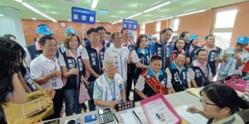 影音/藍白力挺展現團結 吳宗憲領軍登記參選宜蘭縣長