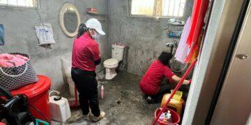 花縣府與台積電慈善基金會攜手 協助修繕完成災民回家最後一哩路