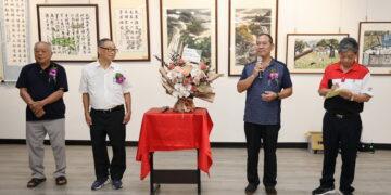 活到老、精彩到老！草屯和平老人會水墨聯展開幕 百幅筆墨展現銀髮族優雅生命力