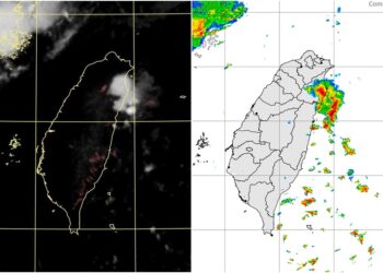 影音/20261004晚間對流雲系旺盛 宜蘭豪雨特報