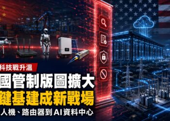 美國科技管制版圖擴大　中國光模組股重挫、供應鏈承壓
