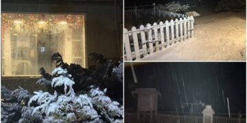 影音/20251220玉山清晨飄雪 全臺及澎金馬有陣雨