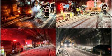 影音/蘇花新澳隧道火燒車 實施三波單線雙向輪放通行