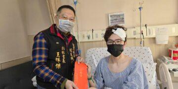 警專校友總會赴院慰問表達關懷 員警執勤負傷守護治安