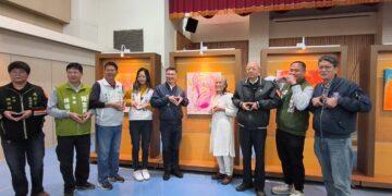 影音/鹿港鎮圖書藝文中心 首檔 「為愛上彩-與神對畫展」