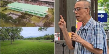 影音/縣府要在宜蘭228紀念物旁蓋球場 受難家屬關懷協會堅決反對