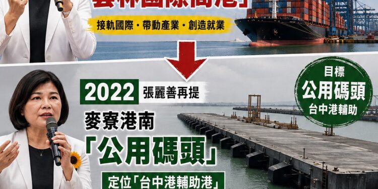 麥寮國際港降等成公用碼頭且還得再等3年？　張麗善秀政績反引跳票聲討