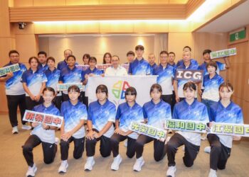 新北小將出征2026國際少年運動會　侯友宜授旗期許選手展現運動實力