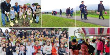 植樹月響應環境綠美化　逾1600民眾到五結溪濱公園健行植樹