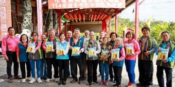 開靈宮捐贈弱勢愛心白米 游淑貞感謝送愛到吉安