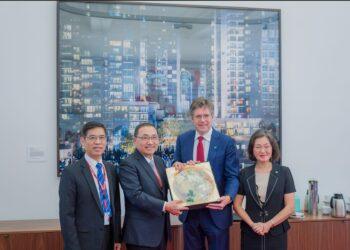 城市外交新里程！侯友宜會晤墨爾本市長 Reece 力邀名城交流文化與教育