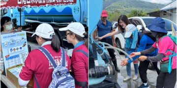 蘭陽媽祖文化節遶境登場　台水八區處出動水車服務信眾