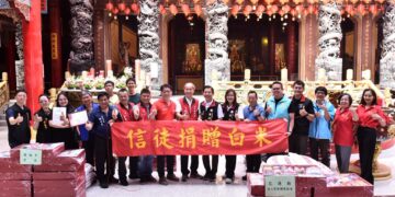 三宗教團體接力送暖　愛花蓮實物銀行滿溢愛心