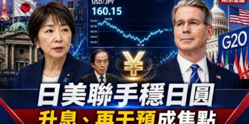 日圓再逼近160關卡　日美協調與再次干預成焦點
