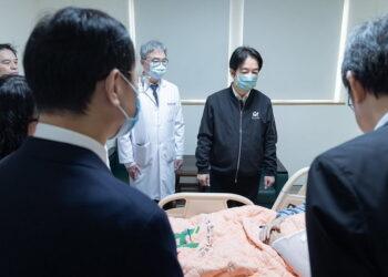 探視隨機襲擊事件傷者　賴清德：強化公共場所與人潮聚集區的警力與快打部署