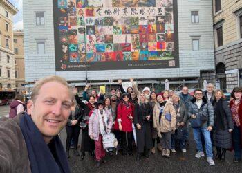 台藝術家閃耀永恆之城　亞洲國際藝術協會登Expo Metro 羅馬站