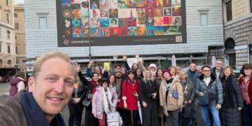 台藝術家閃耀永恆之城　亞洲國際藝術協會登Expo Metro 羅馬站