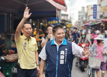 離投票日不到80天　吳宗憲合體張勝德展開掃街馬拉松