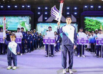 科技破空！115全障運新莊盛大開幕 吳于嫣、鄭竣逸虛實整合點燃聖火