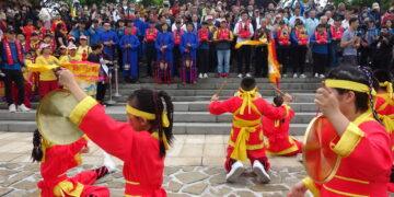 宜蘭傳藝眾神巡航冬山河 百舟水路祝壽文昌帝君