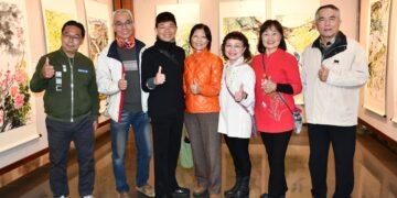 影音/彰化藝術館青學苑國畫江慶章師生展 展出72件多元題材精彩作品