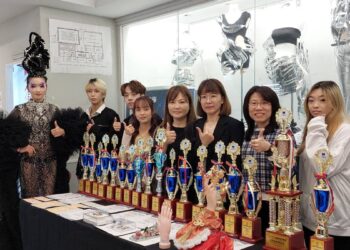 影音/2025 TSIA 國際美業菁英賽 建國科大七年霸國宴創意化妝第一