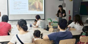新北市第1區早療中心舉辦金山地瓜故事派對推廣親子共讀與手作