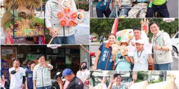 參加大三鬮慈惠寺中元創意普渡文化祭 林國漳：看見員山滿滿的生命力