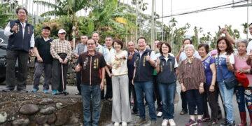 告別 50 年老舊箱涵!許淑華現勘基層工程 拓寬竹山農路保障運輸安全