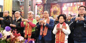 南北大帝徒步賜福！樹林濟安宮圓醮遶境盛大舉行 侯友宜親臨祈求國泰民安