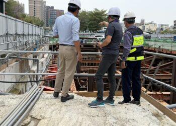 綠川驚現「黃河」！中市府鐵腕稽查東區工地 依水汙法告發並限期改善