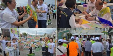 影音/提出五大願景七大目標政見 黃適超登記參選羅東鎮長