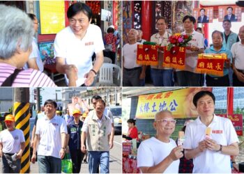 237蓋漳行腳到壯圍　林國漳勤訪基層 提醒鄉親嚴防強颱來襲